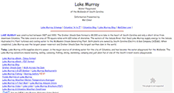 Desktop Screenshot of lakemurray-sc.com